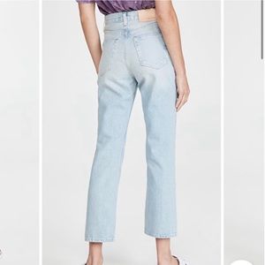 Trave Gia crop straight jeans size 29 made in the USA FLAWED - see photos